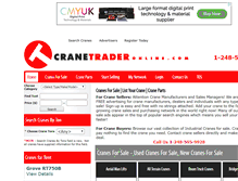 Tablet Screenshot of cranetraderonline.com